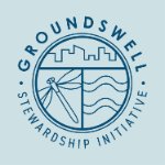 Groundswell Stewardship Initiative Logo on light blue background on August 2, 2022